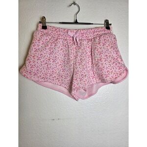 Blogilates Girls Marshmallow Dolphin Short Pink Floral Print XXL 16/18